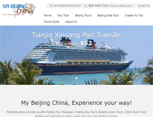 Tablet Screenshot of mybeijingchina.com